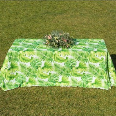 Mantel estampado mesa rectangular Brasil