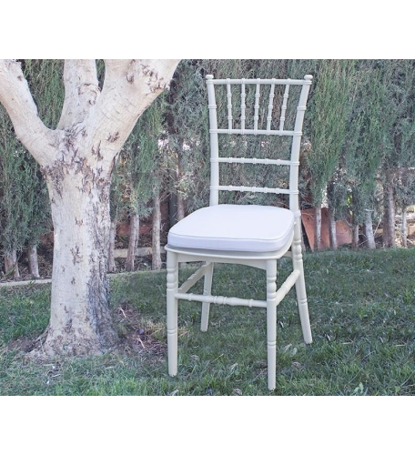 Silla Chiavari Basic Blanca para eventos