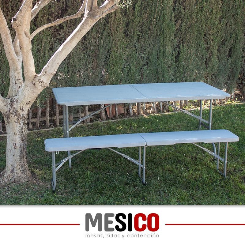 67 mesa y banco para eventos