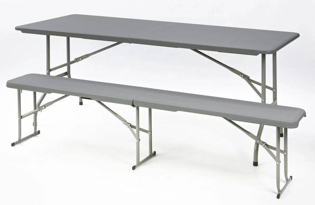 68 mesa y banco plegable