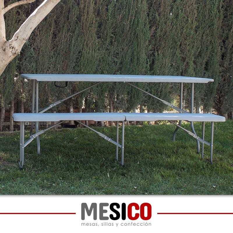 69 mesa y banco para fiestas
