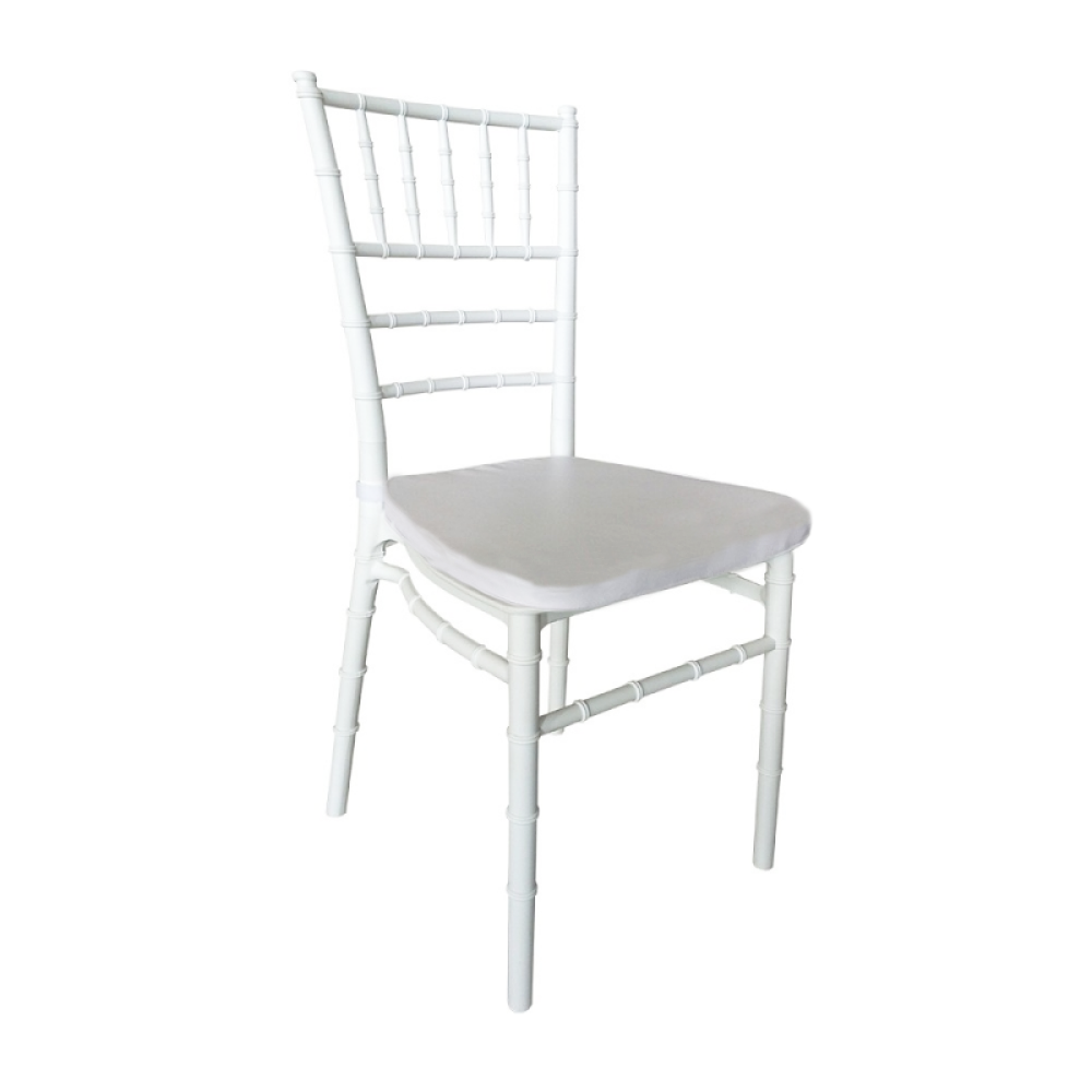 Silla Tiffany blanca ECO con cojín