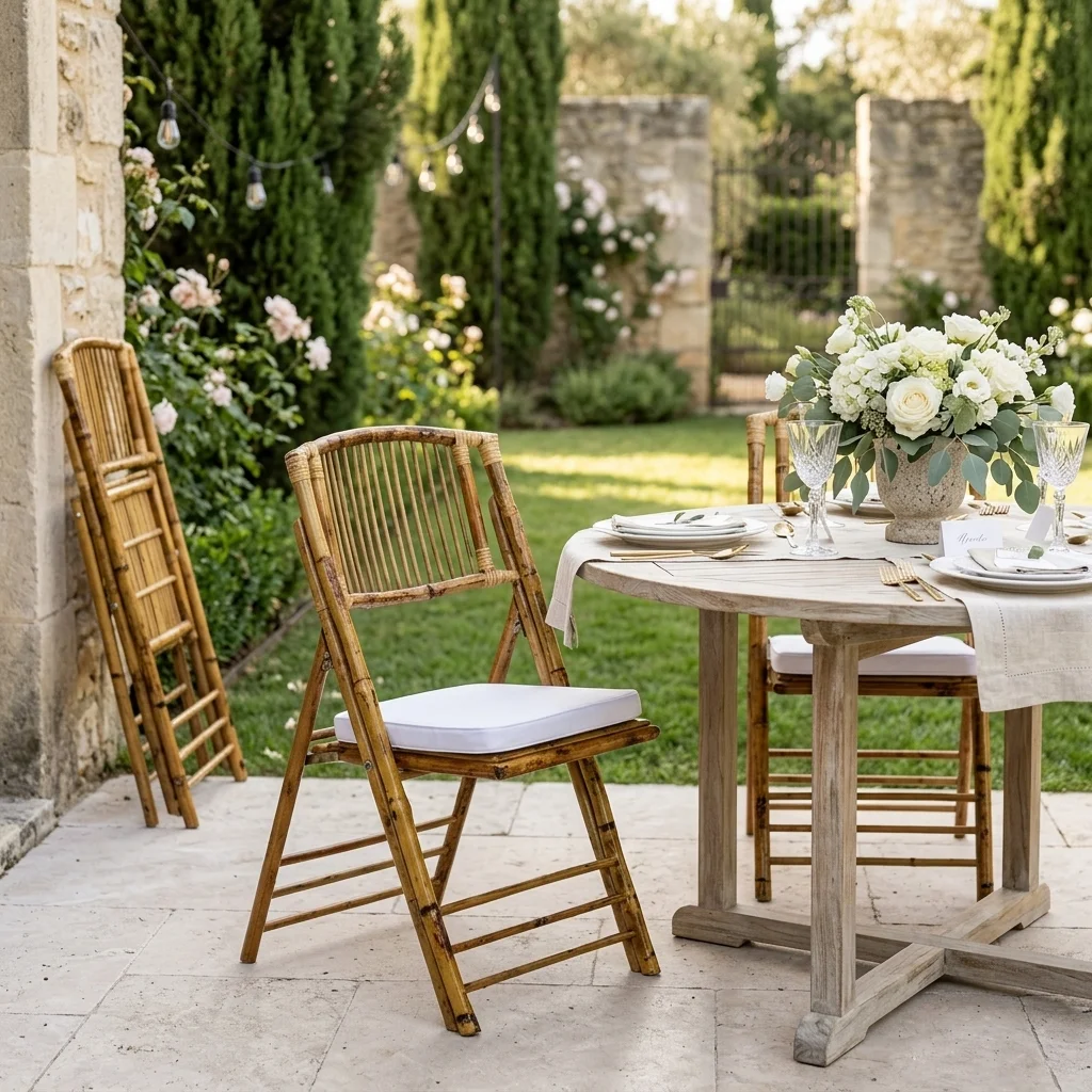 SILLA DE BAMBU PARA EVENTOS 2